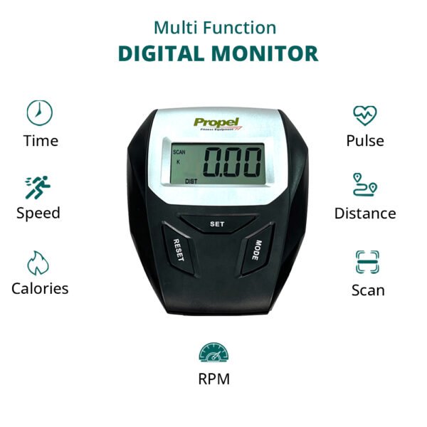 Exercise bike clearance monitor