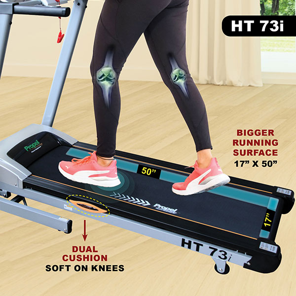 treadmill bigger running surface