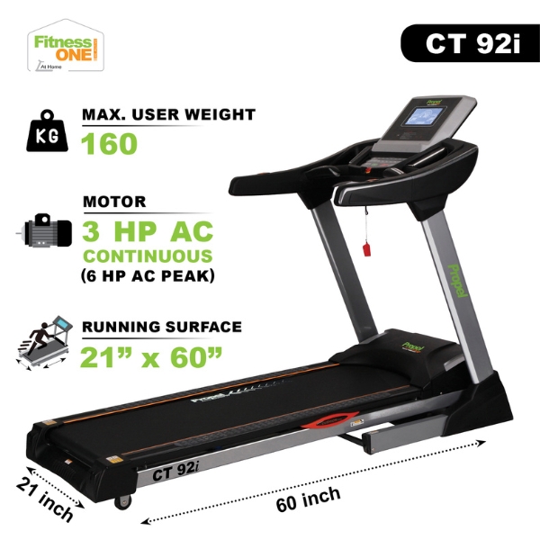 treadmill ct92i running surface