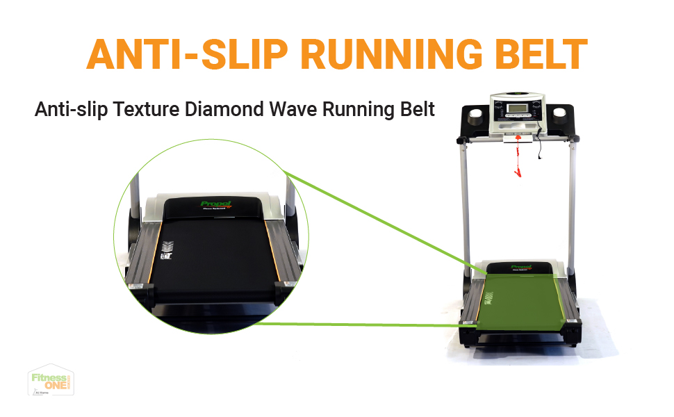 treadmill HT72i anti slip running surface