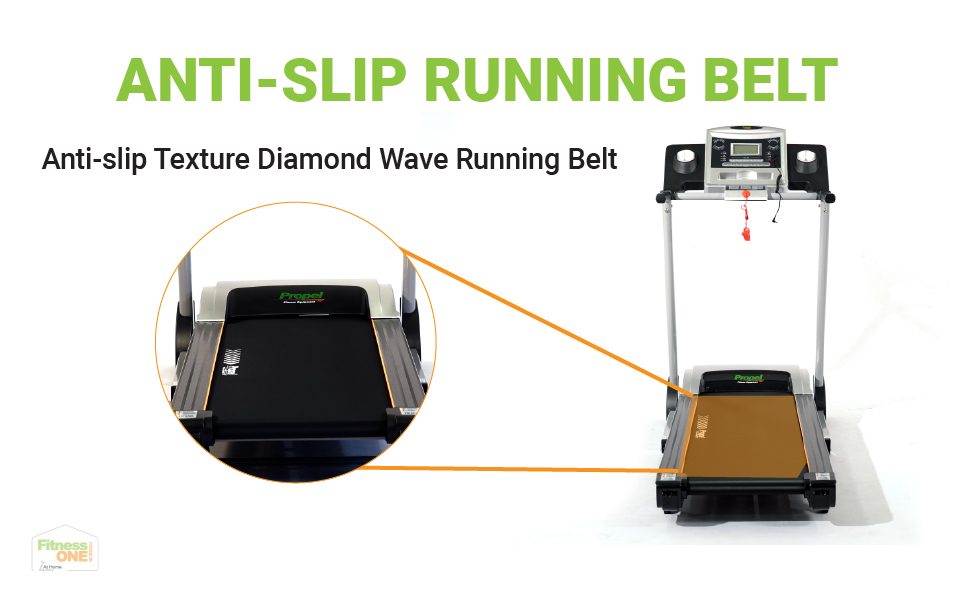 Treadmill HT73i antislip running surface